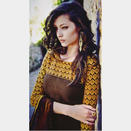 Fair lady’s soft mercerized cotton shalwar Kameez with full embroidery